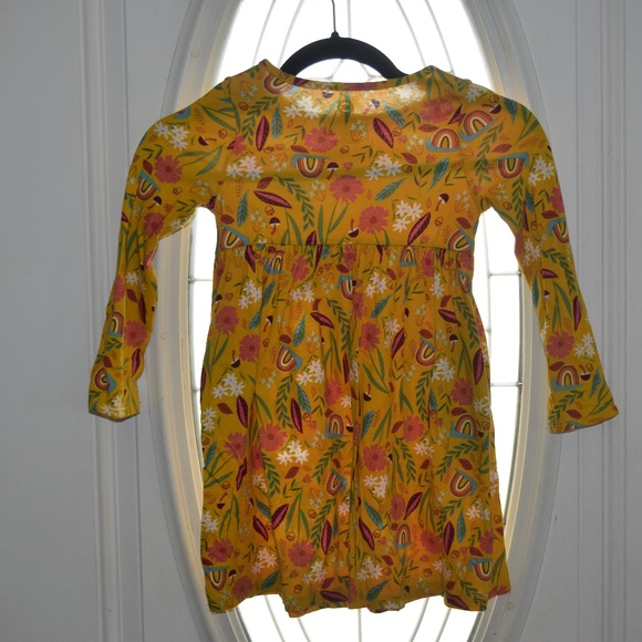 WONDER NATION Floral Knit Dress with Pockets Size 5T - Picture 3 of 4